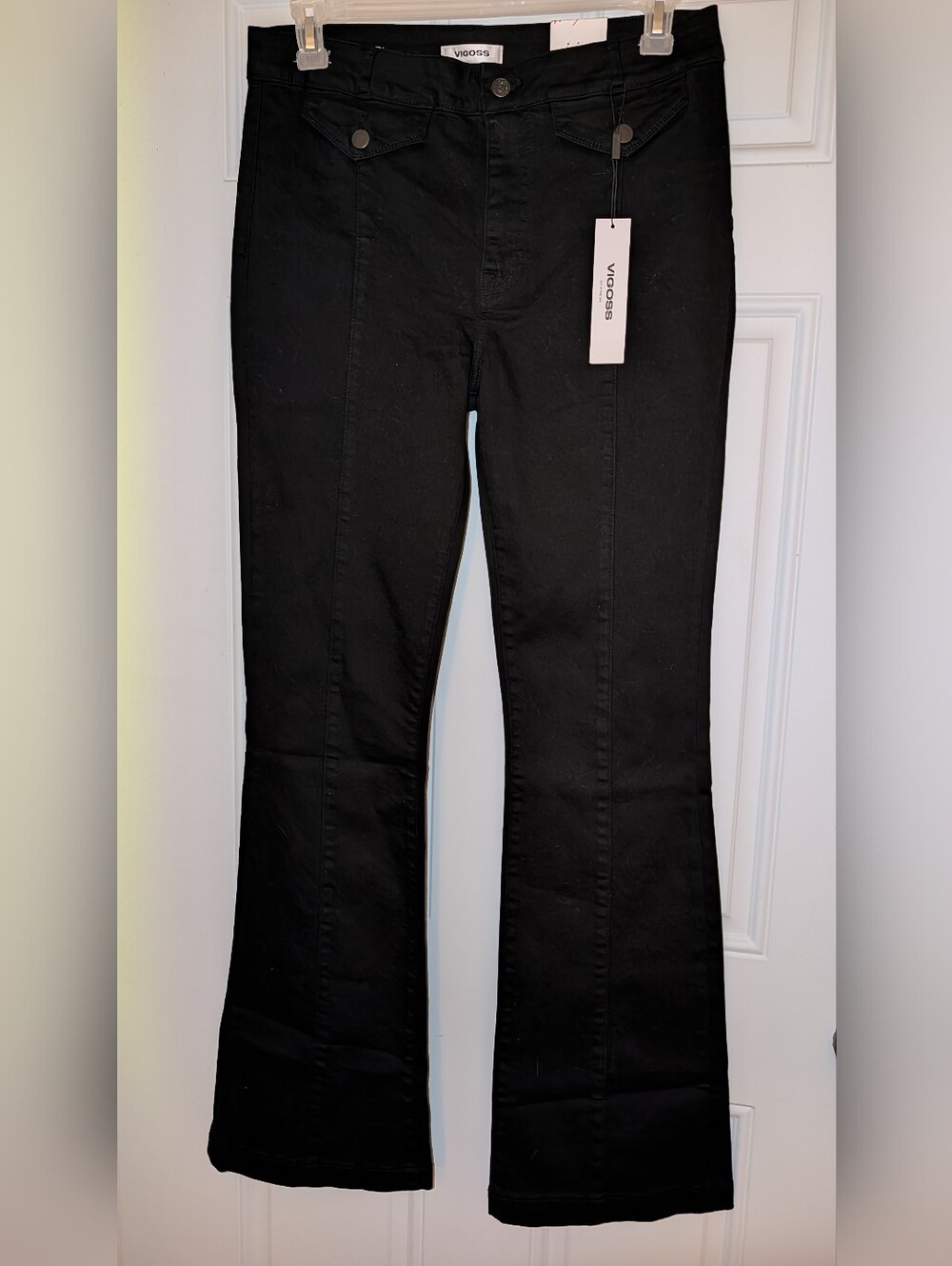 VIGOSS Boot Cut Trouser Size 32 Black NWT